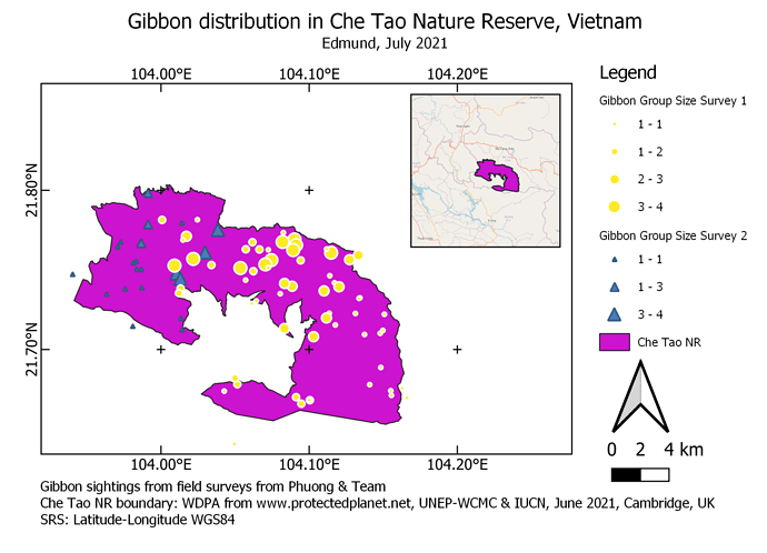 GIS Gibbon Practise