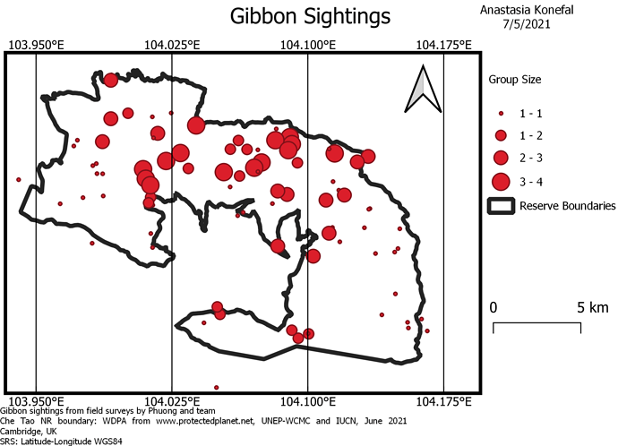 Gibbon Sightings