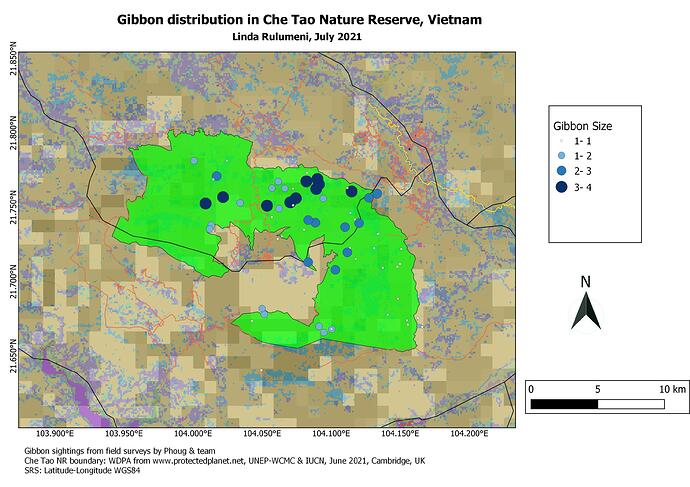 Gibbon Sightings Final Map