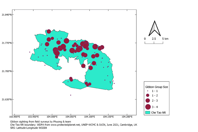 Gibbon project map